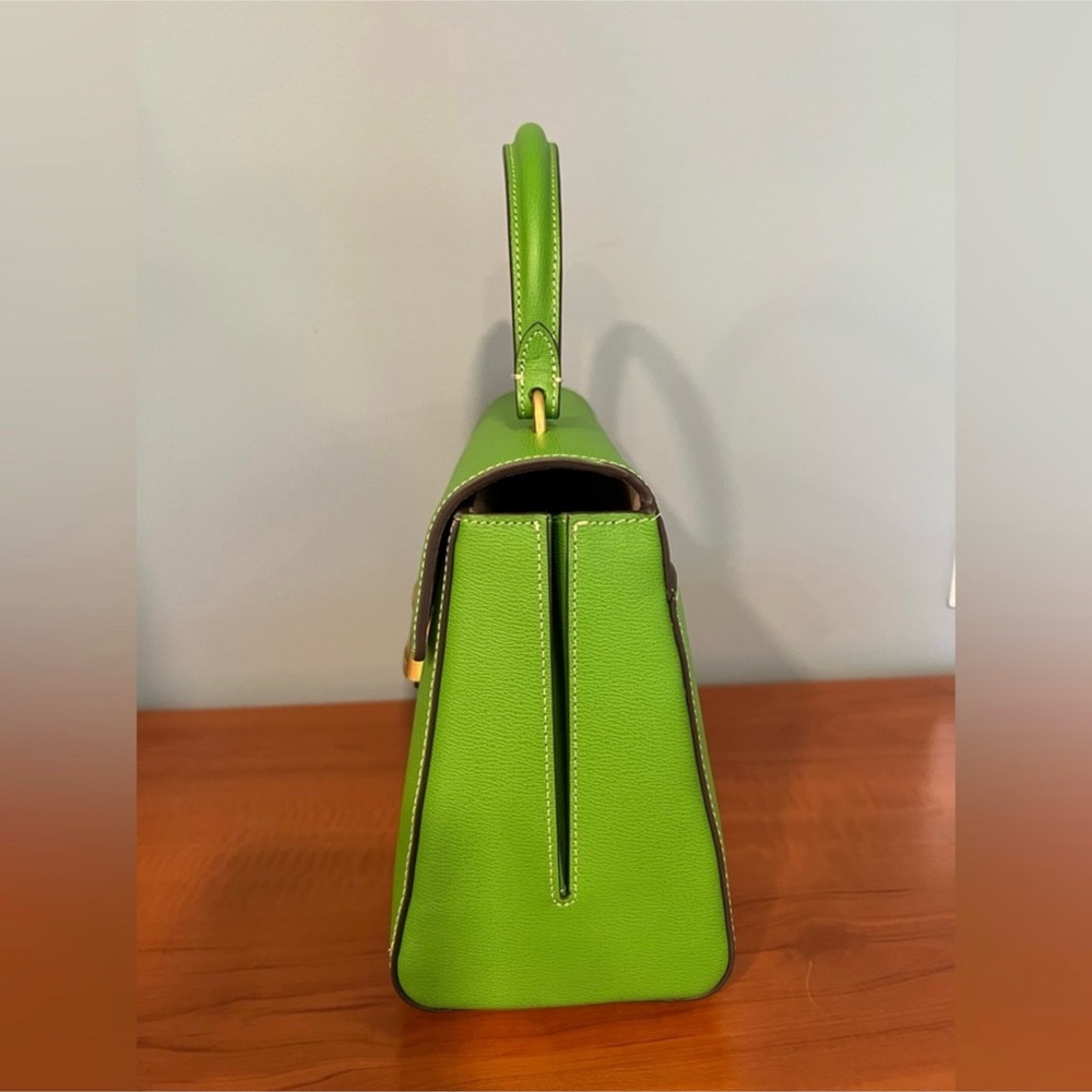 NEW! Kate Spade Katy Medium Vibrant Green Top Handle Bag - Picture 2 of 9